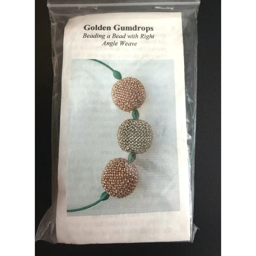 Jewelry Beading Kit Nancy Zellers Golden Gumdrops Green DIY